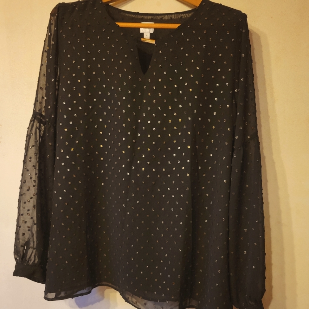 Dress Barn Long Sleeved Top NWT XL